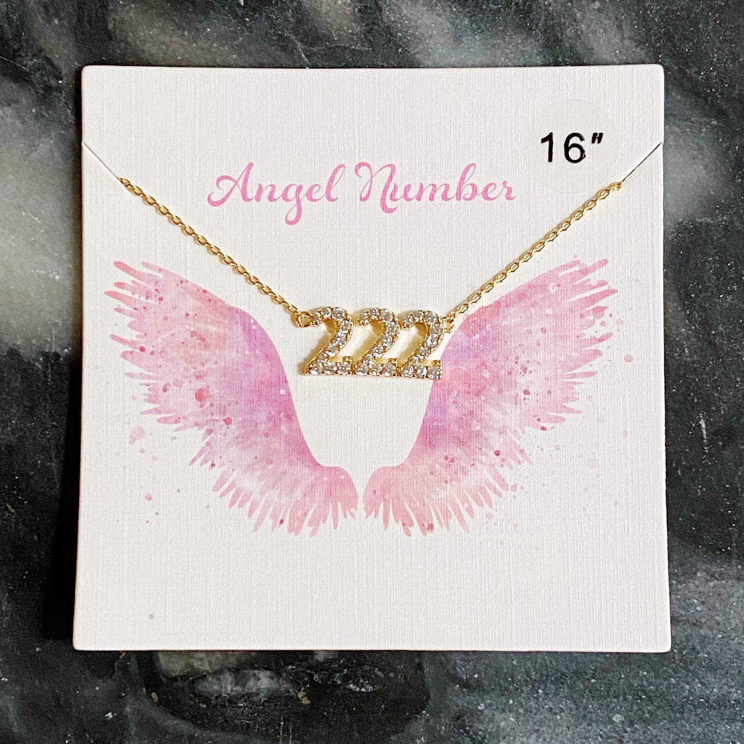 Dainty Angel Number Necklace-6