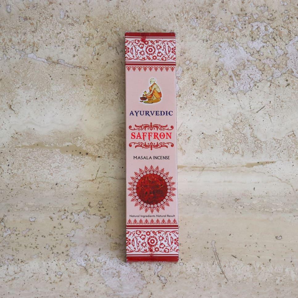 Saffron Incense - Ayurvedic-0