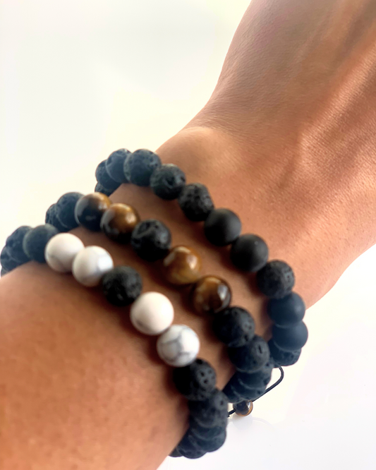 Aromatherapy Bead Adjustable Bracelets-0