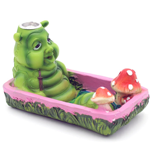 Caterpillar Back Flow Incense Burner-0