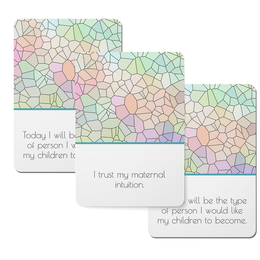 Motherhood Mosaic Affirmation Cards - Set of 30-0