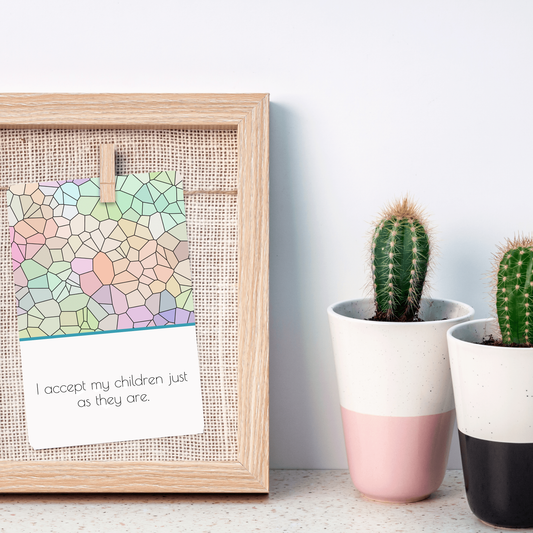Motherhood Mosaic Affirmation Cards - Set of 30-1