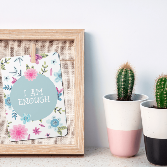 Pink Flowers Affirmation Cards - Set of 20-0